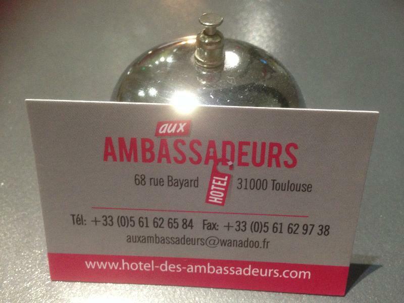Hotel Des Ambassadeurs Toulouse Exterior foto